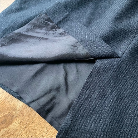 Vintage 80s Pierre Cardin Sheath Dress Black - Picture 7 of 8